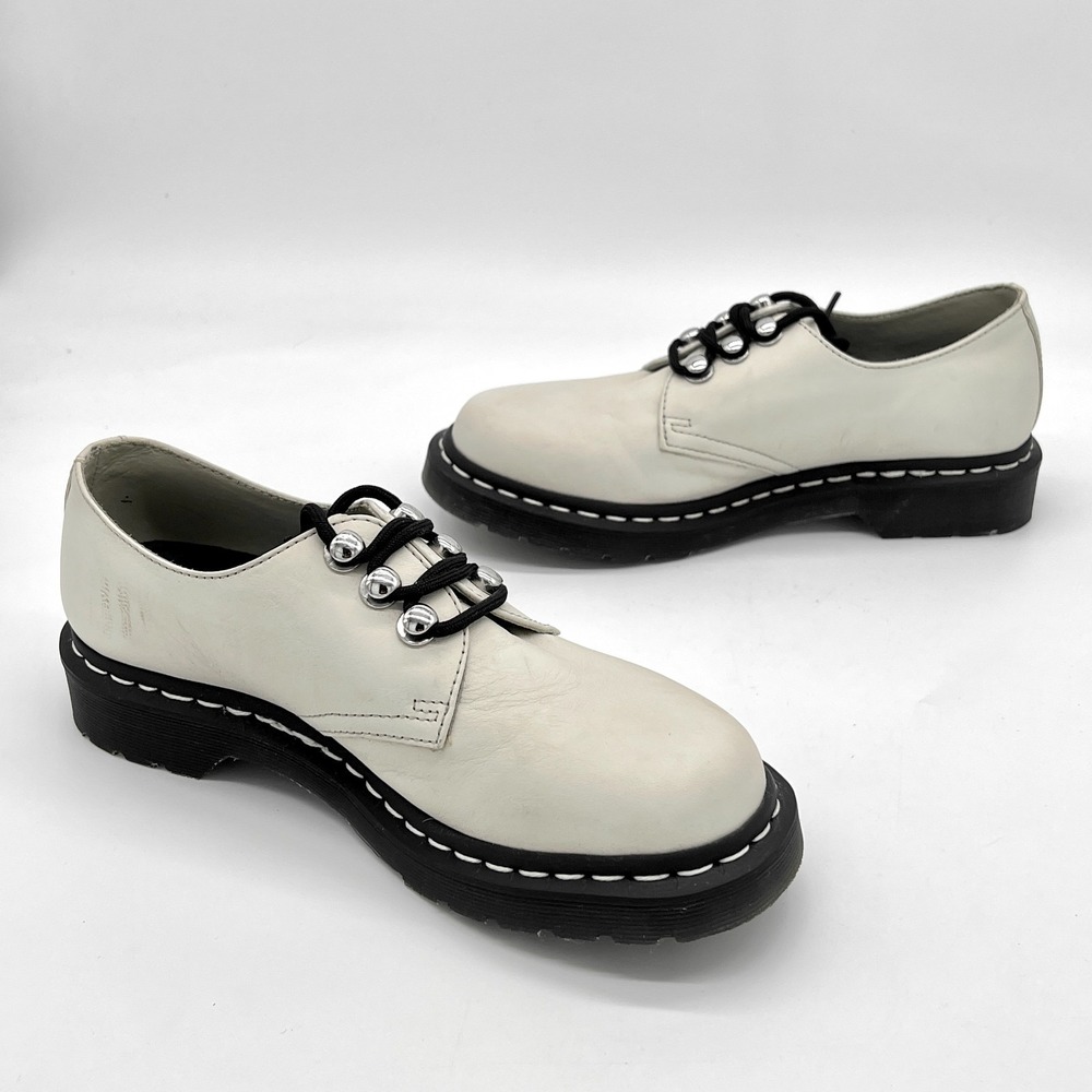 Dr. Martens 1461 HDW Ivory Oxford Leather Women's Size 39/8-8.5 - Picture 3 of 9